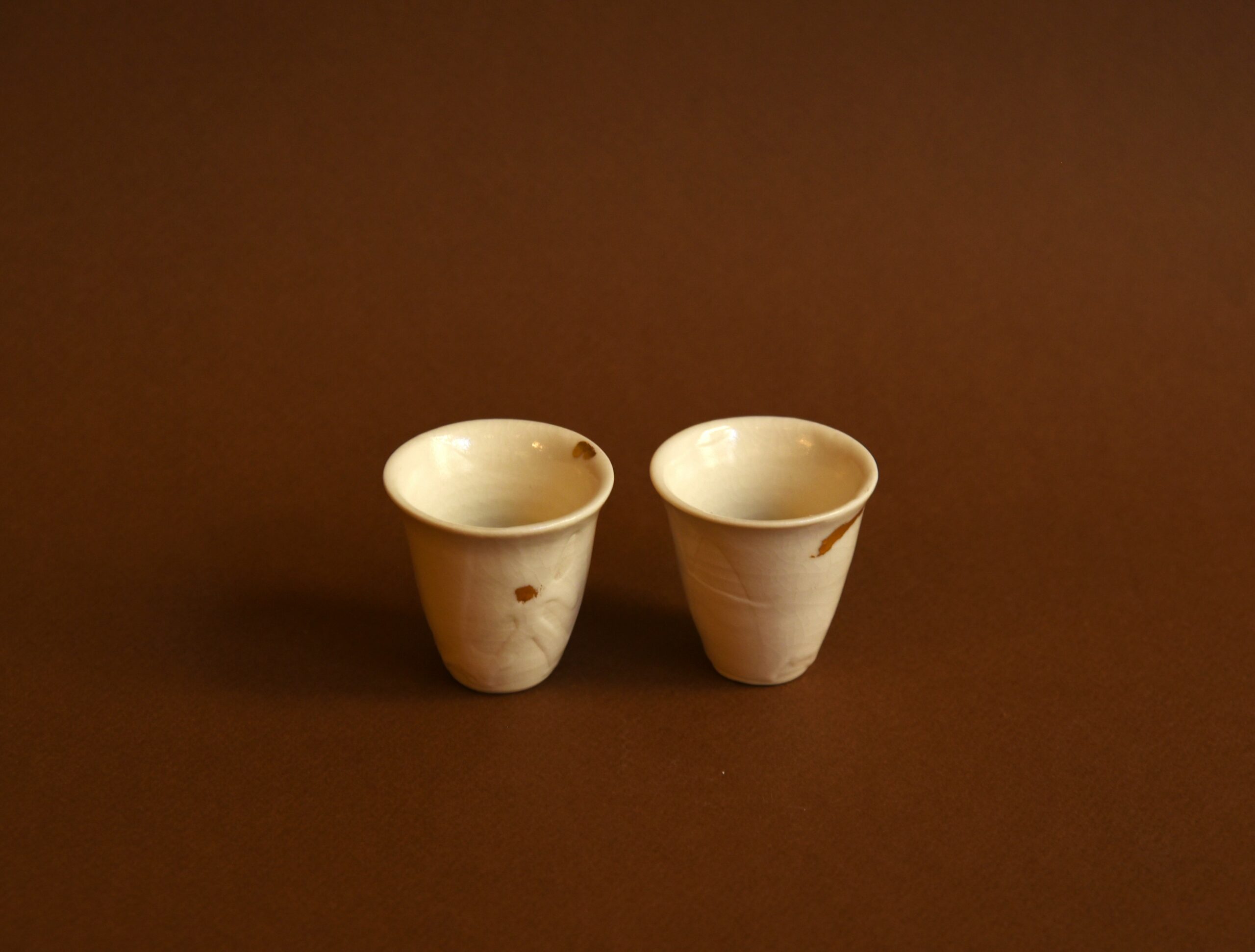 Tasse à thé feuilles d&rsquo;or